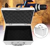 Genericer Aluminum Alloy Portable Tool Box Lockable Storage Display Case view 2