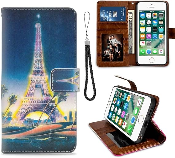 estuche Apple iPhone 6//6s book case funda plegable funda móvil funda flip cover Tpu