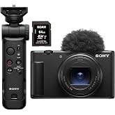Sony ZV-1 II Vlog Camera Bundle | Wireless Bluetooth Shooting Grip, 4K Video Recording, Optical Zoom, Fast Autofocus, Wi-Fi C