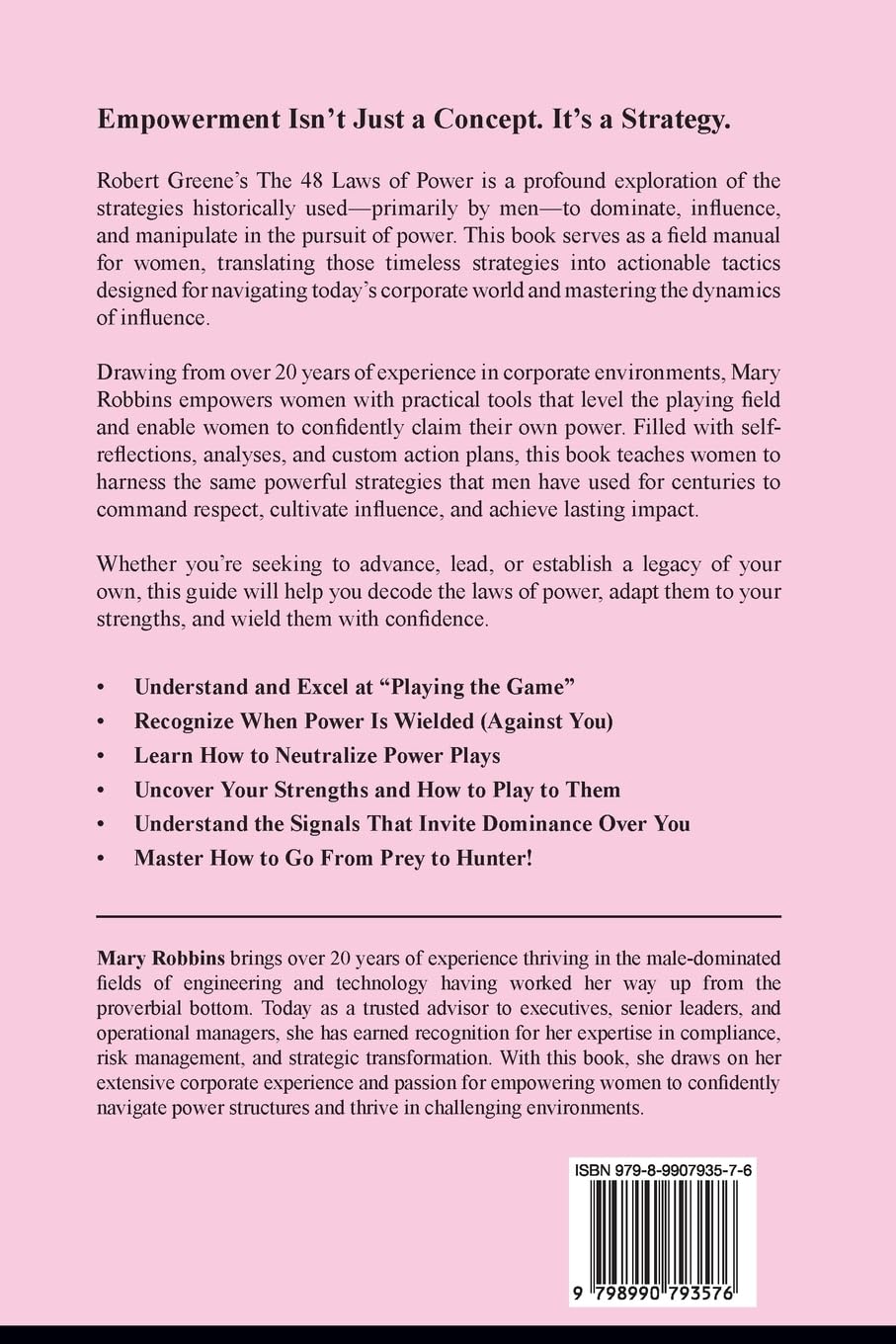 The 48 Laws of Power for Women Fed up with Male Workplace Dominance The 48 Laws of Power for Women Fed up with Male Workplace Dominance Paperback Hardcover