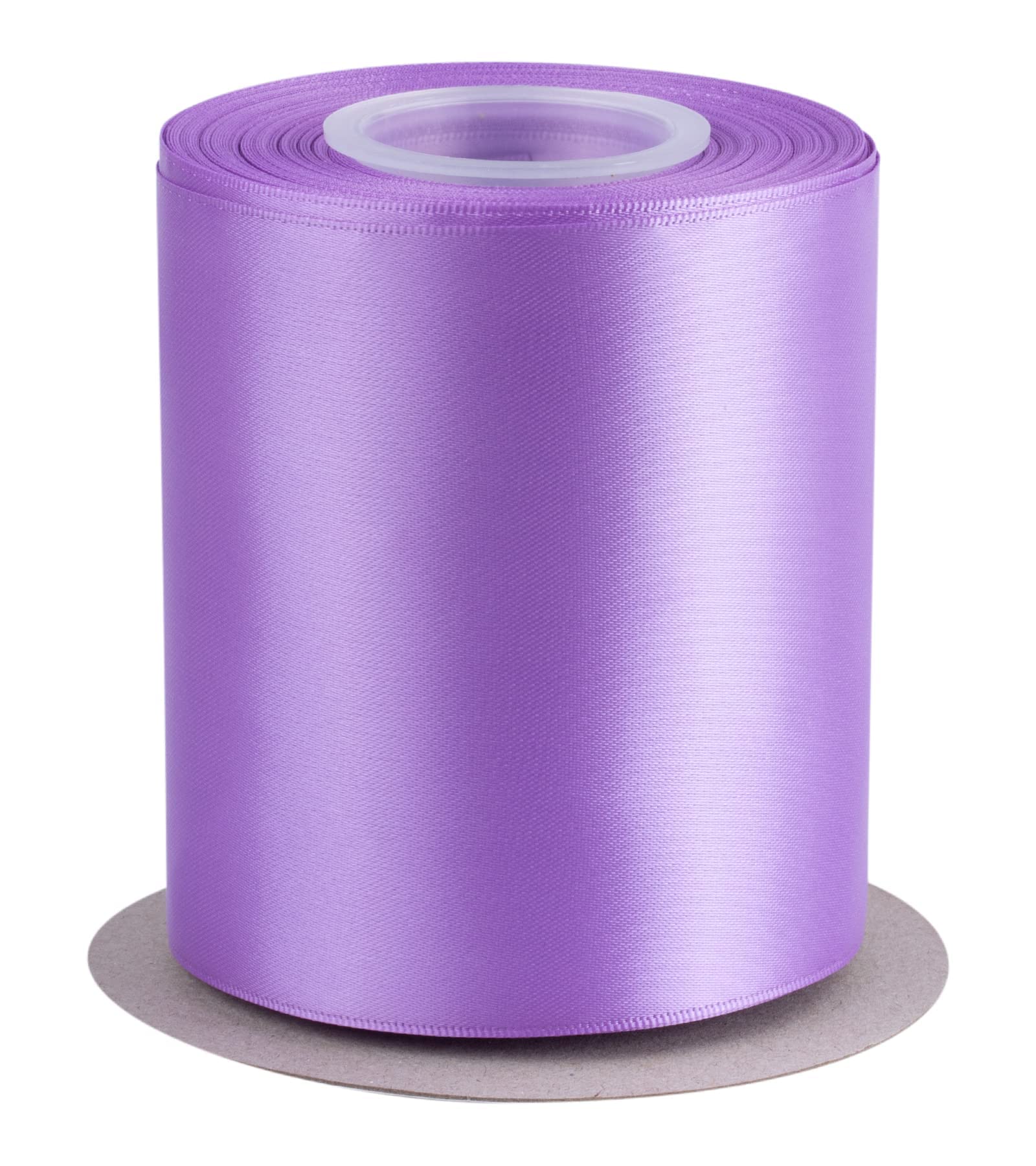 AVANAVA 100mm Wide Ribbon Double Face Satin Ribbon - 22 Meters (463-Grape)