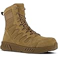 Reebok Men's Rb4360 Floatride Energy Safety Toe 8" Tactical Boot with Side Zipper Coyote Military