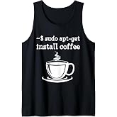 Linux Sudo Apt-Get Install Coffee Linux Tank Top