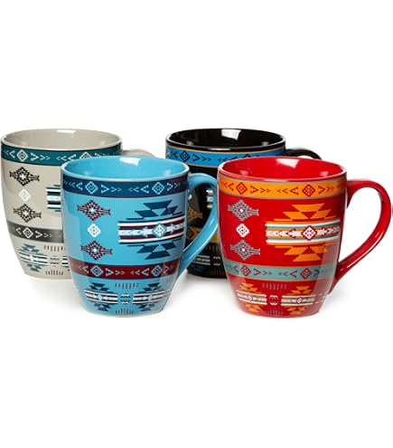 Amazon.com | Ceramic Coffee Mug with Cowboy Sunset Design, Western Horse  Riders Silhouette, Dishwasher and Microwave Safe, Unique Gift for Country  Lovers, Rustic Home Decor, Office, Kitchen Use, 11oz: Coffee Cups &