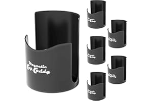 Master Magnetics 07583X6 Magnetic Cup Caddy, 3.5" Length, 3.5" Width, 4.625" Height, Black (Pack of 6)
