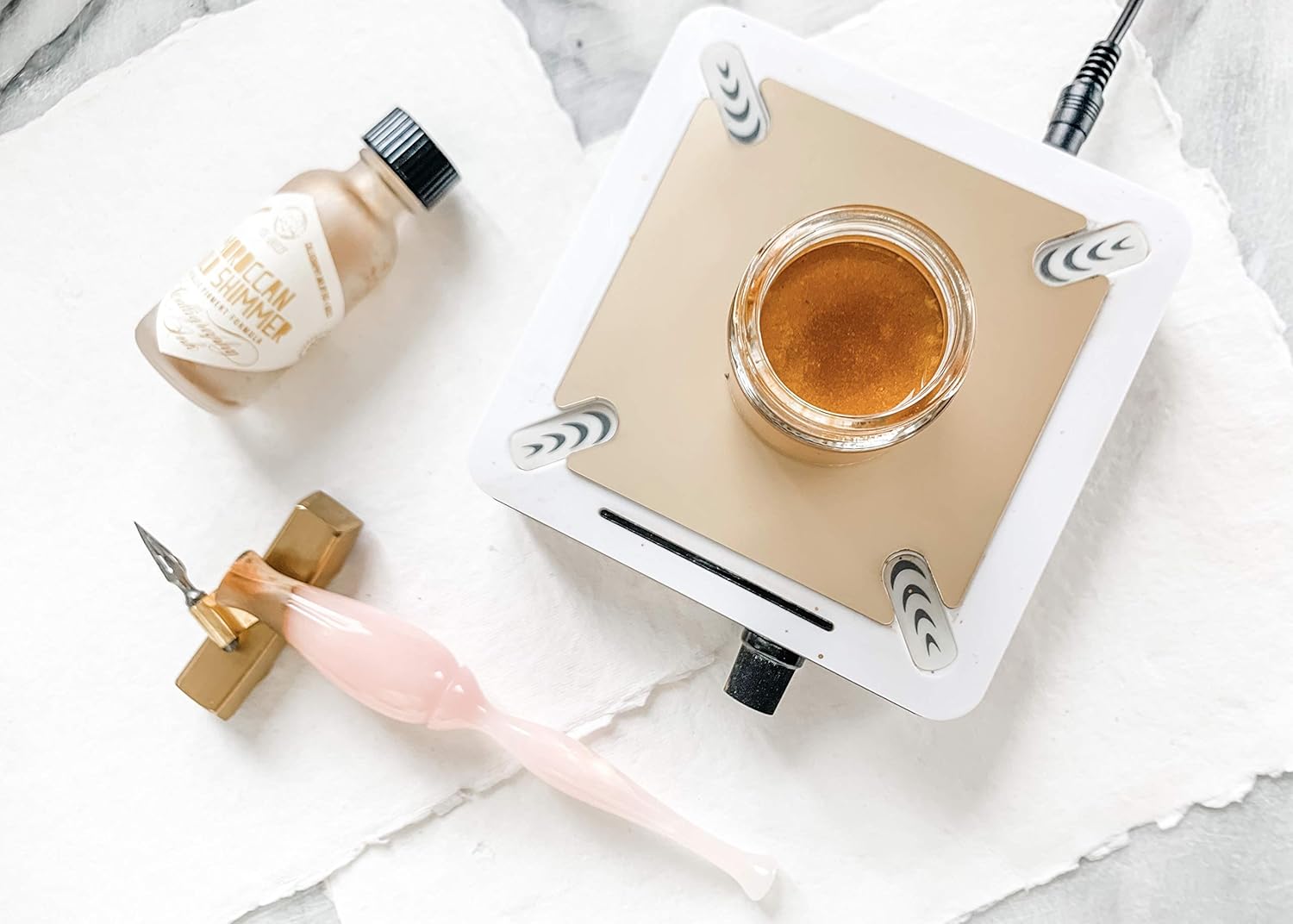 Compact Calligraphy Ink Stirrer Handmade