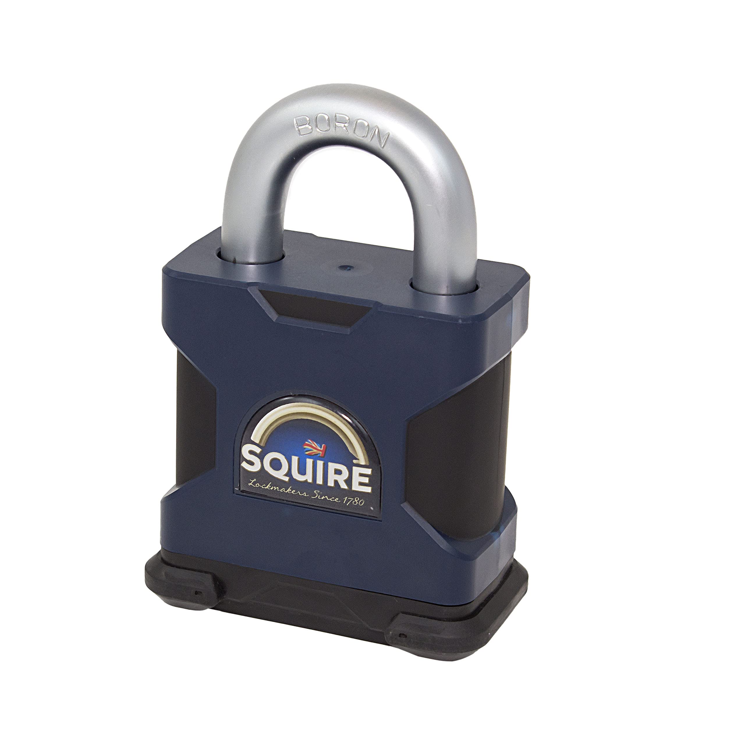 Squire SS65S Henry Stronghold 6 Pin S Cylinder Open Shackle Steel Padlock, 65 mm (Length)