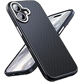 Maledan for iPhone 17 Case Carbon Fiber - Slim Case for iPhone 17 with Camera Control Compatible with Magsafe, Shockproof Magnetic iPhone17 Phone Bumper Case Cover, TPU & 600D Aramid [NOT Printed]