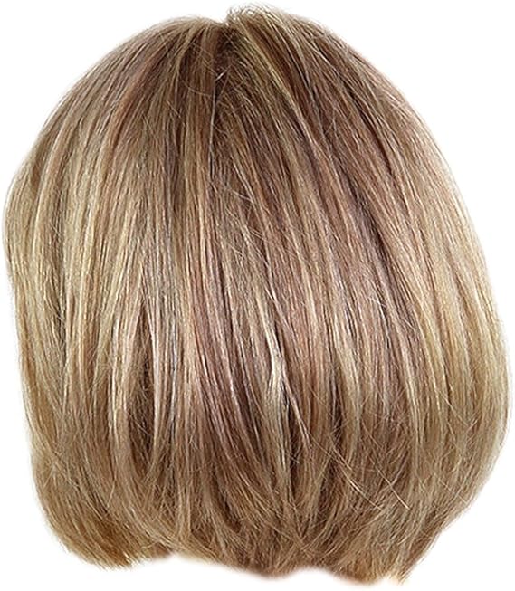 Amazon Sharprepublic かつら 調整可能 ライトブラウン 女性 ショート ストレート ボブ混合 人間の髪 自然な かつらキャップ 弾力性 フルウィッグ 通販