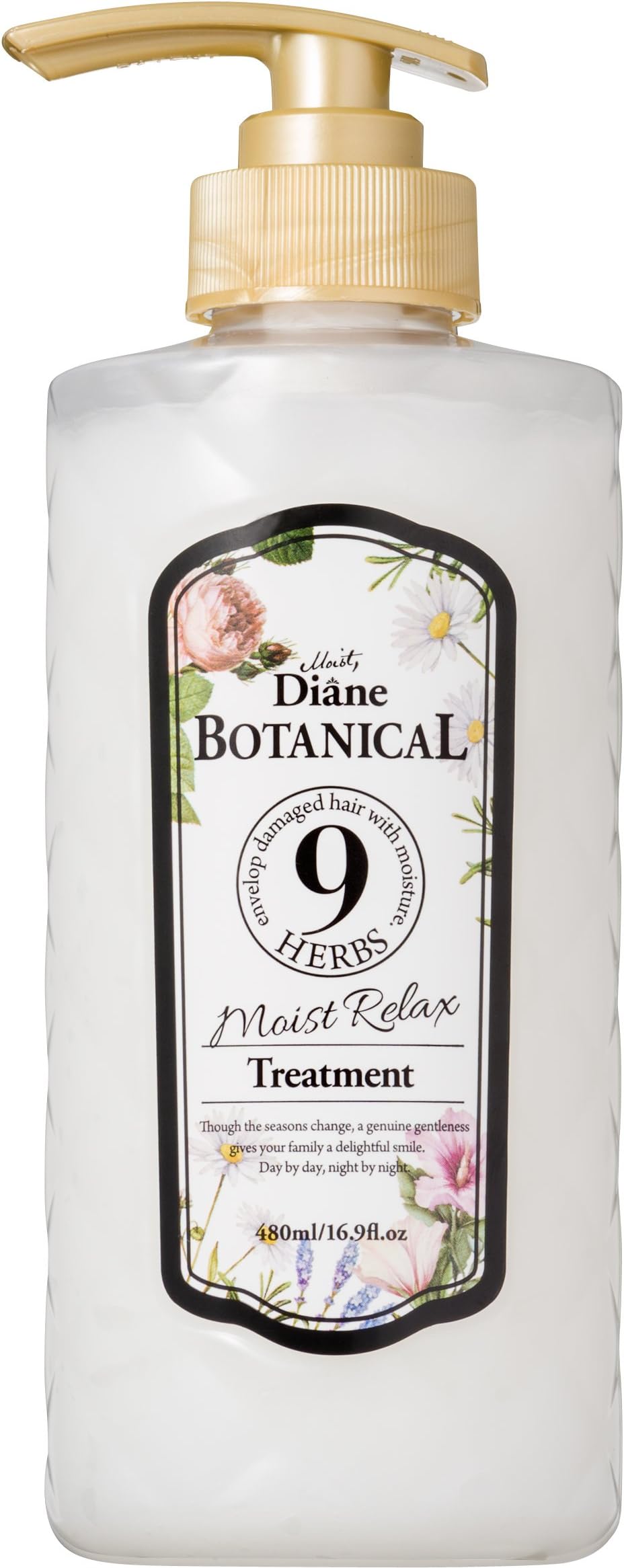 Moist Diane Botanical 9 Herbs Moist Relax Treatment for Unisex, 16.9 Ounce