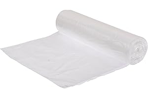 BERRY GLOBAL Berry Plastics HR243308N Rhino-X High Density Polyethylene Coreless Roll Can Liner, 12-16 Gallon Capacity, 8 Micron Thick, 33" Length x 24" Width, Natural (Case of 1000)