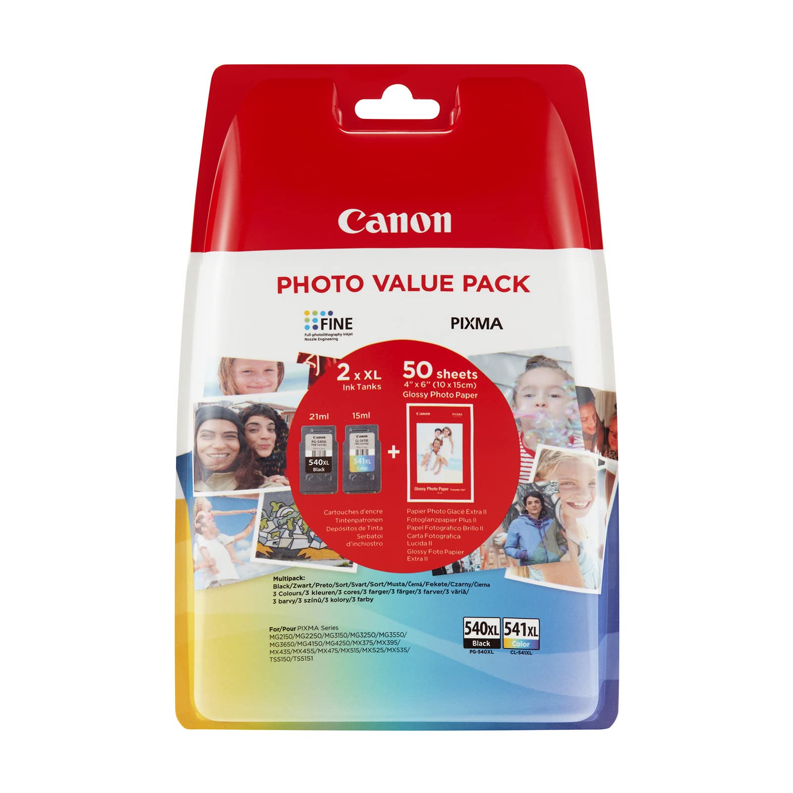 Canon Original PG-540XL and CL-541XL Value