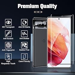 3 Pack Pixel 7 Pro Screen Protector,2 Pakc Camera