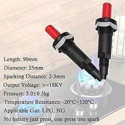 Aifeier ET 2PCS Push Botton Piezo Spark
