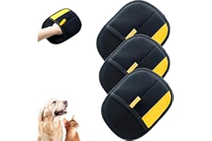 Yomi Pet Hair Remover Glove – Electrostatic Gloves Pet Hair, Tarifa Pets Hair Remover & Static Removal Gloves for Shedding, R