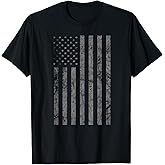 Vintage Black American Flag T-Shirt
