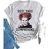 Hocus Pocus Halloween Shirts for Women Fall Tee Shirt Classic Halloween Movie Tops