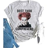 Hocus Pocus Halloween Shirts for Women Fall Tee Shirt Classic Halloween Movie Tops