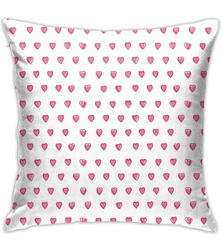 Amazon.com: Xindi Pink Rabbit Hearts Throw Pillow Covers Bedroom