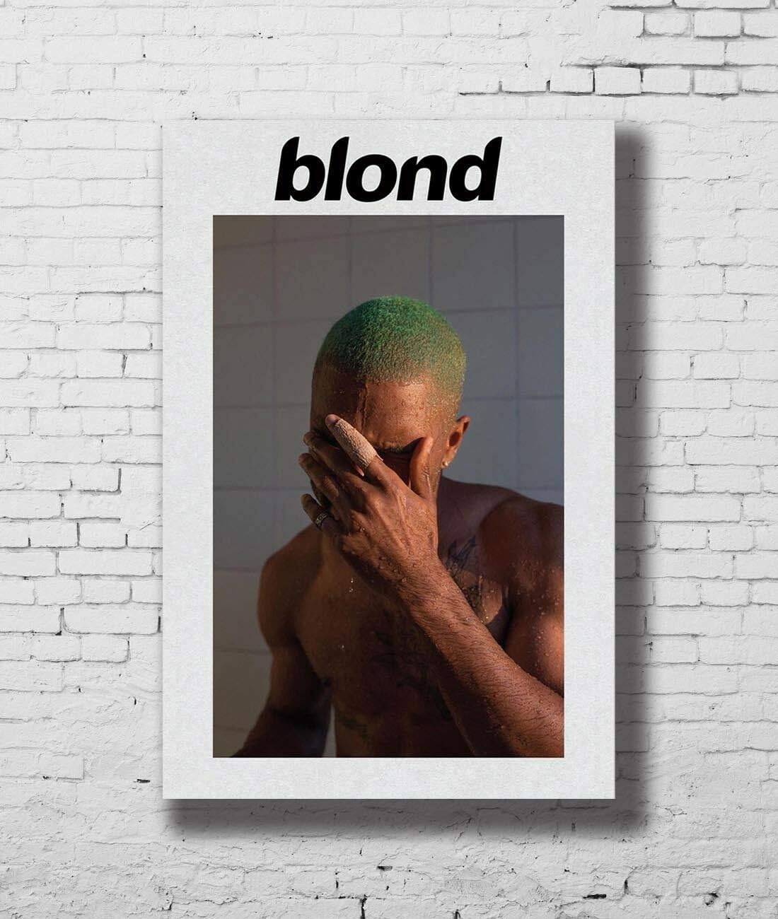 Frank Ocean Blonde Hip Hop Rapper Music Star Poster - No Frame (24 x 36)