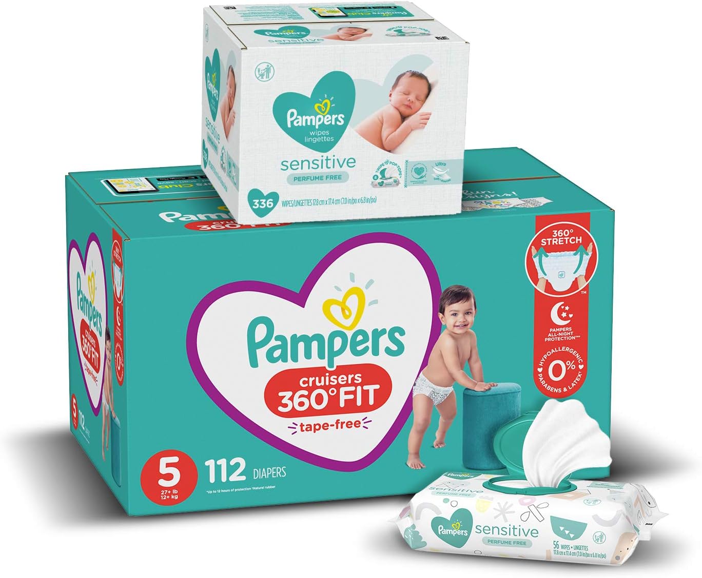 pampers 360 fit size 5