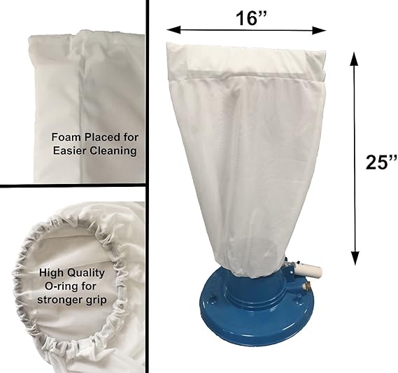 Fine Mesh Replacement Bag for Pool Leaf Master Vacuum