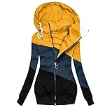 F_Gotal Women's Turtleneck Hooded Fashion Solid