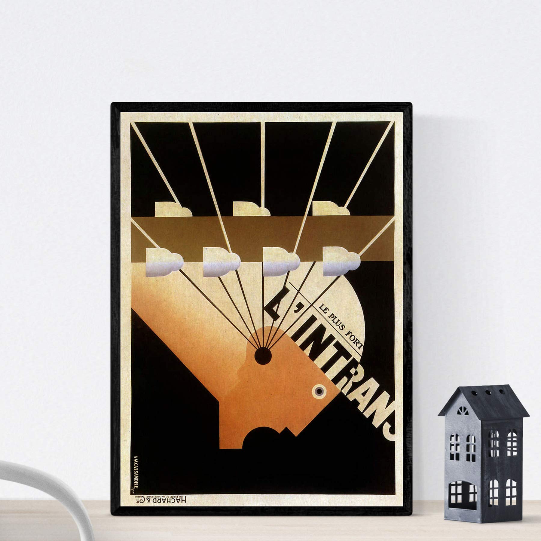 Nacnic Vintage Poster Vintage poster L'intrans. A4 size