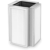 Model 50 Replacement Filter, Compatible with MA Series 50W/50B/50S Air Purifier, 3-in-1 Activated Carbon Filter for Wildfire Smoke, Odors, Pollen, Dust ("50" Means Model not Height) - 1 Pack