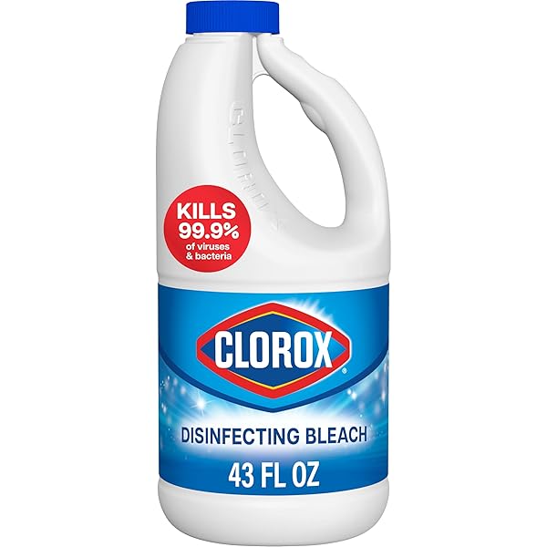 CLOROX DISINFECTING BLEACH, 43 FLUID OUNCES (PACKAGE MAY...