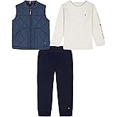 Tommy Hilfiger boys 3 Pc Puff Vest Set