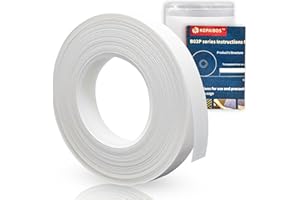 KOPAIBOS KEPAIBOS Double Sided Iron On Adhesive Hem Tape with Backing Easy-Iron Washable Fusible No Sew Tape for Fabric (Lightweight, 1/2 Inch 54 Yards)