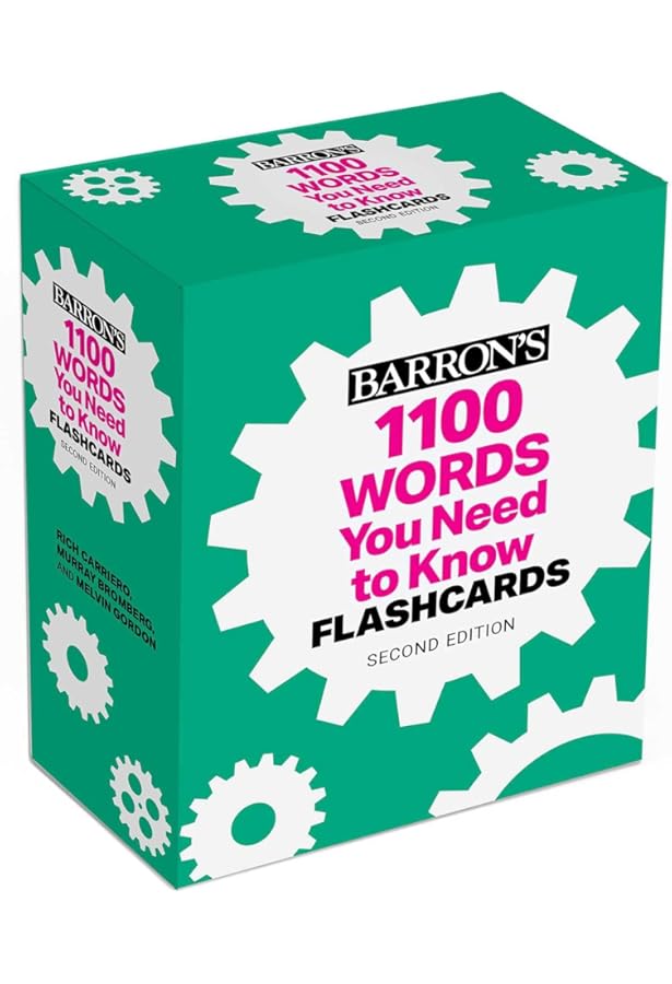500 Essential Words: GRE Vocabulary Flashcards Including