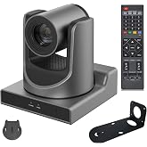 SMTAV AI Auto Tracking PTZ Camera - 20X Optical + 16X Digital Zoom, High-Speed PTZ, 3G-SDI + HDMi+USB3.0 Output, Local Record Support,PoE Support(G03684)