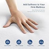 wowttrelax Memory Foam Mattress Topper 4 Inch Double Bed Orthopedic Cooling view 2