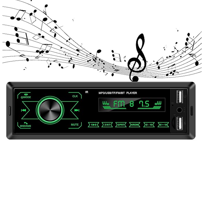 Buy Bluetooth Car Stereo, KUPVALON Car Radio 4 * 50 W FM Radio Hands