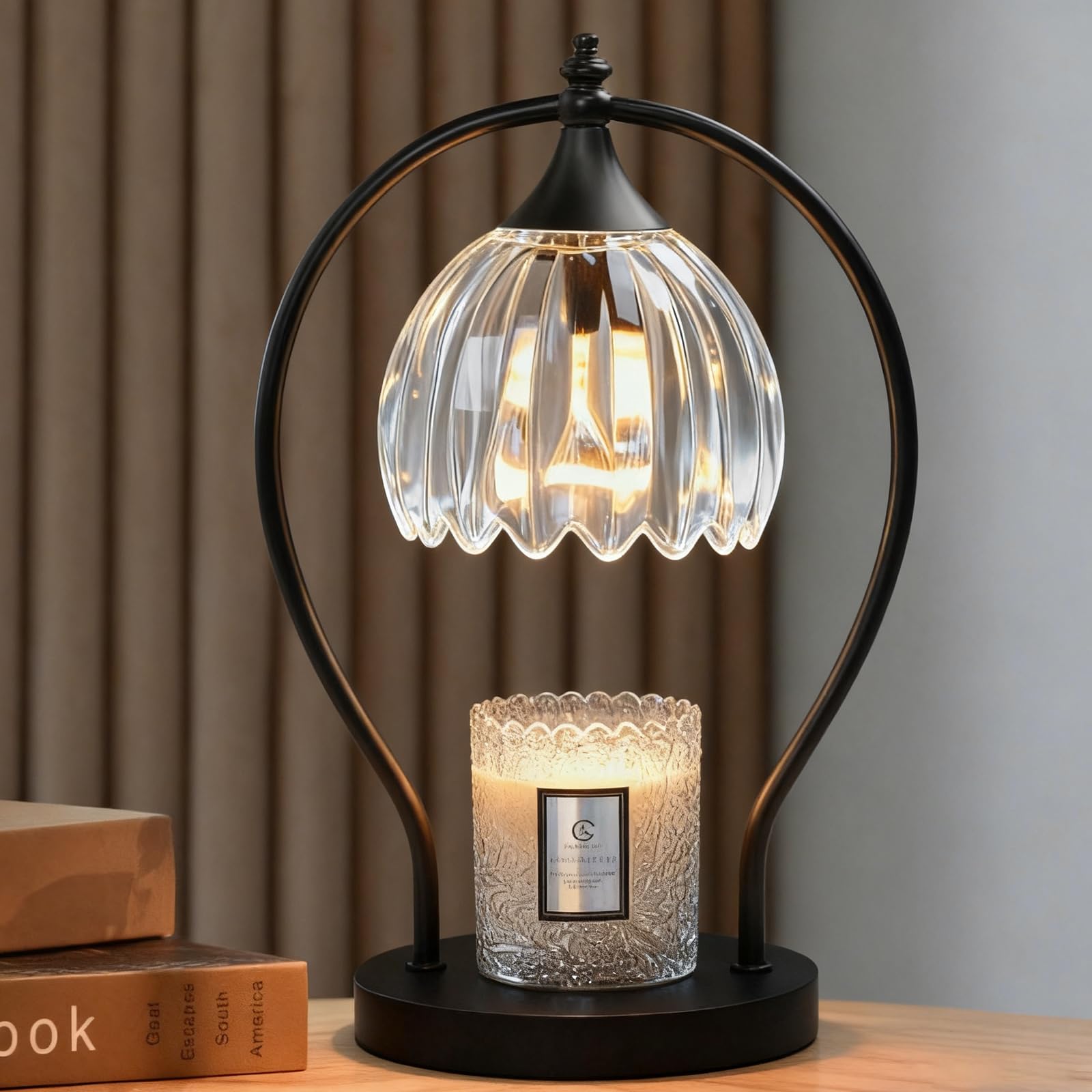 GOODBUY Candle Warmer Lamp with Timer Dimmer - Candle Warmer for Jar Candles - Plug in Wax Melt Warmer Unique Birthday Gifts for Women Mom House Warming Gifts New Home Room Decor Image
