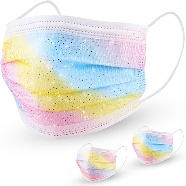 Amazon.com: NiHealth 50PCS Stylish Disposable Face Masks for