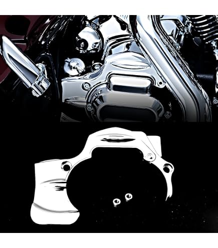 Chrome Transmission Shroud Cover For Harley Touring Glide Ultra 2017-2022 – Front Mount