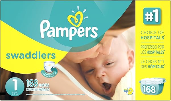 168 pampers swaddlers size 2
