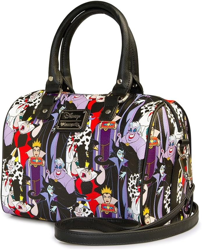 Loungefly Disney Villains Pebble Duffle Handbags