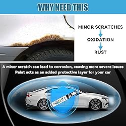 FIXEZPRO White Car Paint Touch Up, Car Scratch