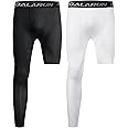 Koalarun One Leg Compression Tights Full Length for Basketball Single Leg Long Pants Sports Base Layer Leggings 1-2 Pack