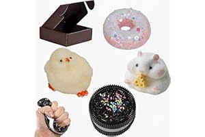 4PCS Taba Squishy Toy, Squeeze Soft Fidget Toys, Handmade Stress Relief Novelty for Anxiety, Perfect for Stress and Anxiety R