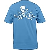 Salt Life Mens Skull and Poles Short Sleeve Classic Fit Shirt