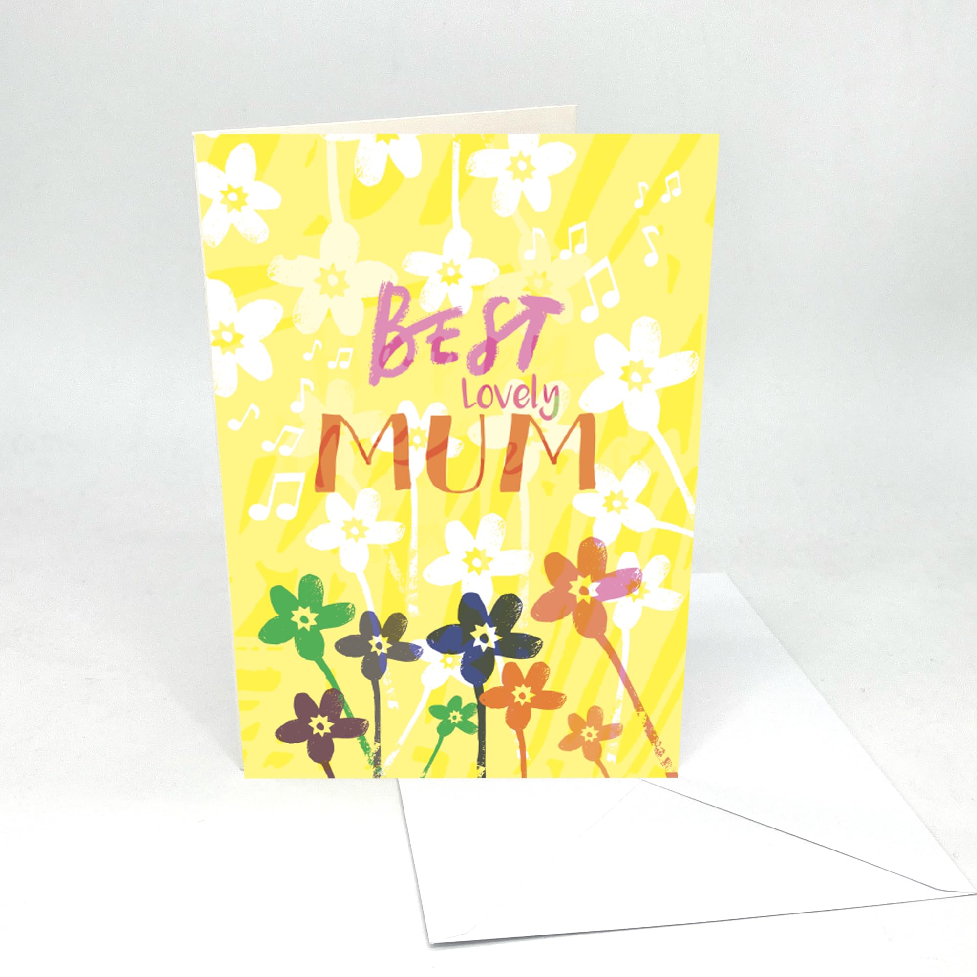Recordable A5 Mothers Audio Cards. Best Mum Cover - AM2250. 30 second audio. Pulley activated. Immediate dispatch