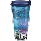 Tervis Inkreel The Heavens Made in USA Double Walled Insulated Tumbler Travel Cup Keeps Drinks Cold & Hot, 24oz, Classic