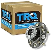 TRQ Rear Wheel Bearing & Hub Assembly with ABS Sensor Compatible with 2002-2006 Acura RSX 1999-2003 TL 1998-2002 Honda Accord 2004-2005 Civic