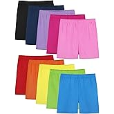 FEOEOR 10 Pack Girls Dance Shorts Cartwheel Toddler Biker Under Dress Multi-Color Kids Bike Shorts Girls Clothes