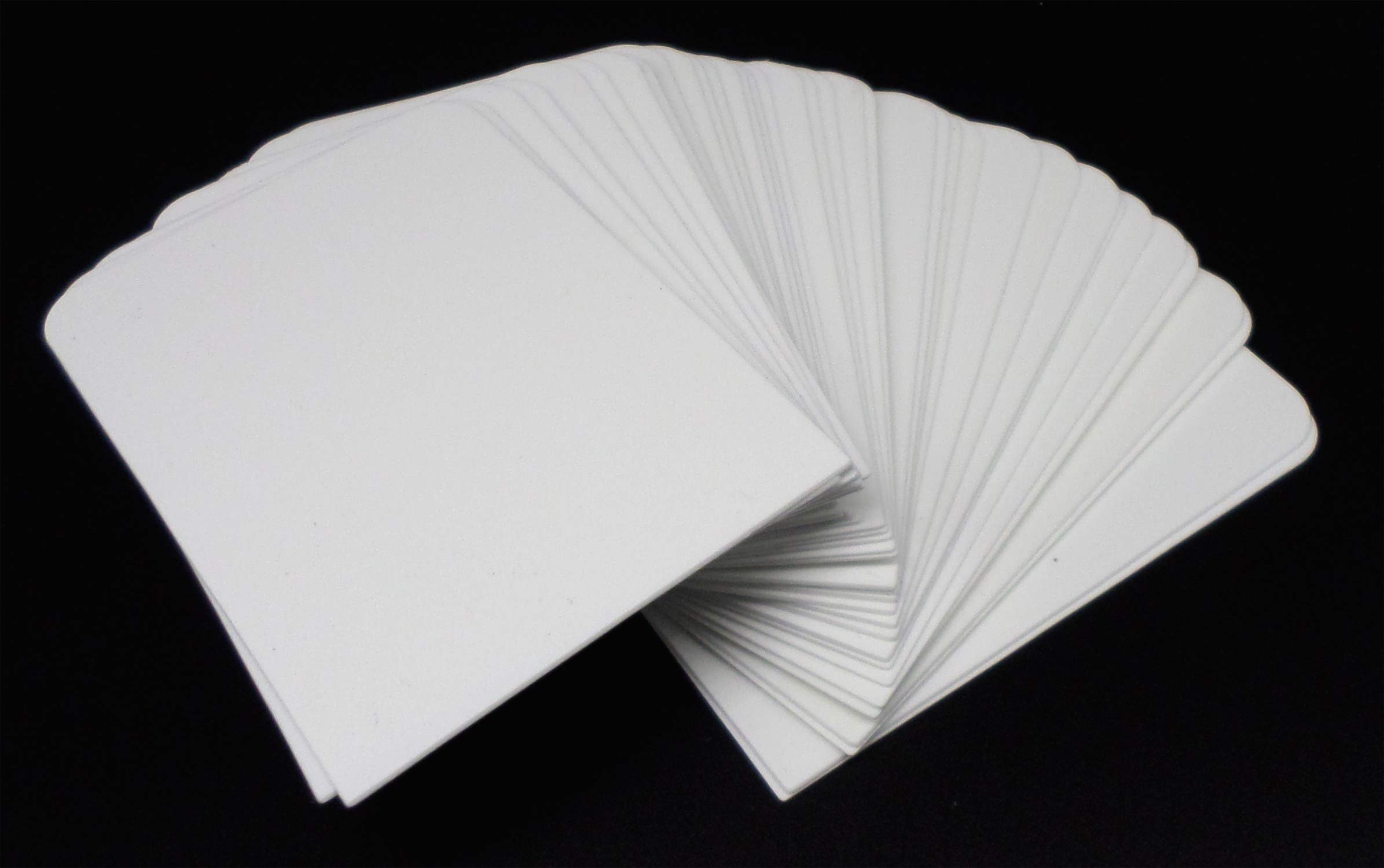 50 Docsmagic.de Trading Card Deck Divider - White - 68 x 97 mm